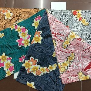 การออกแบบเกาะที่สวยงามสำหรับการแปรรูปเสื้อผ้าผู้ขายชั้นนำและราคาที่ดีวัสดุสิ่งทอโพลีนีเซียพิมพ์คอลเลกชัน - Product Image 5