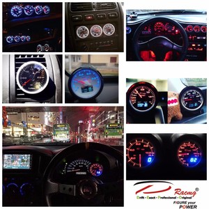 Jauge de niveau d'eau à affichage bleu Led, manomètre de 52mm, Marine - Product Image 6