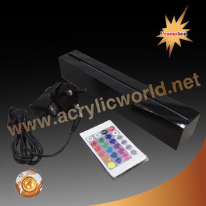 LED de color acrílico led borde iluminado señal base de acrílico mundo led base - Product Image 6