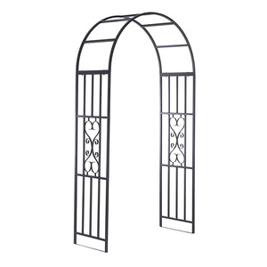 Arche de jardin en métal de style classique pour mariage, barres horizontales - Product Image 4