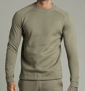 OEM उच्च-प्रदर्शन कपास ऊन crewneck sweatshirts