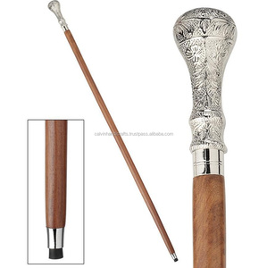 Bastón náutico de latón macizo con mango elegante coleccionable para ancianos, bastón para caminar, hermoso palo antiguo, regalo - Product Image 1