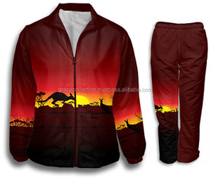Traje de chándal transpirable con logotipo personalizado de talla grande XL más vendido, equipo de entrenamiento al aire libre con sublimación de tinte para pantalones activos de invierno - Product Image 3