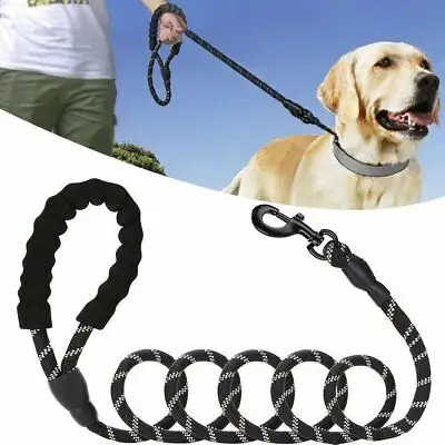 Dog Training Leash Glow in The Dark Dog Leash Walmart Dog Rope Leash with Comfortable Padded Handle