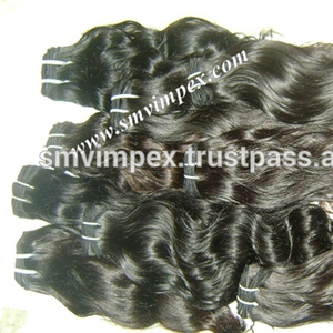 ผมต่อจากอินเดียผมมนุษย์แบบไม่ผ่านกระบวนการผม100% ทอจากอินเดีย - Product Image 3