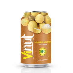 Langsat-Bebida de zumo de fruta de largo Kong, 330ml, enlatada - Product Image 1