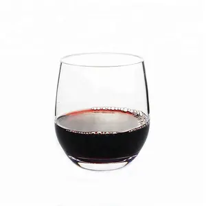 13oz 390ml Acrylic Polycarbonate Tritan Stemless wine glass