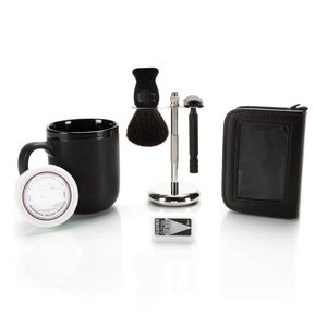 <b>BLACK</b> Shaving Set WITH <b>CUP</b> - Product Image 1