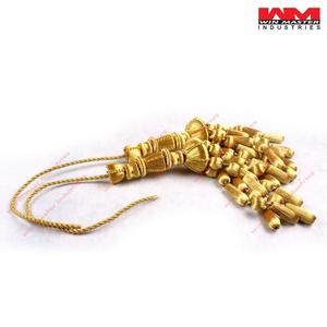 Boules espagnoles en bois, perles, pompons, borlas - Product Image 2