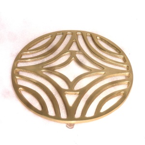 Offre spéciale! Tricot de Table en métal forgé rond décoratif, résistant à la chaleur - Product Image 2