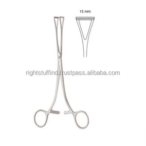 Uval-Pinzas de sujeción para tejido, junta de tornillo de calidad, herramientas médicas quirúrgicas - Product Image 1