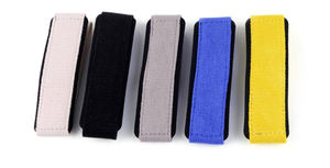 Logo personnalisable respectueux de l'environnement léger Gym Fitness sangles de poignet ceinture d'exercice coton néoprène matériel réglable sans étirement - Product Image 5