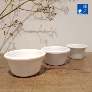ホットセール食品グレードシンプルマルチサイズ<span class=keywords><strong>2</strong></span> OZラメキンホワイトメラミンソースボウル