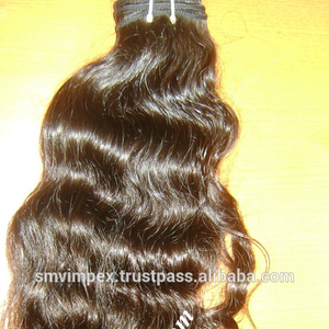 ผมมนุษย์ทอจากผมธรรมชาติแบบคลื่นและหลวมสไตล์ผมอินเดีย - Product Image 3