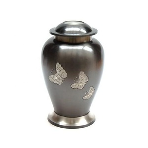 Diseño llamativo mariposas talladas urna de cenizas humanas para adultos decoración de Mesa de la más alta calidad urnas de cremación Venta caliente - Product Image 1