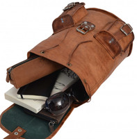 Sac à dos vintage en cuir véritable 100% fait main, léger, imperméable, de haute qualité, durable, avec boutons, pour l'école, l'université et les voyages