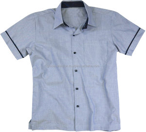 เสื้อเครื่องแบบนักเรียนสีขาวสำหรับชุดนักเรียนเด็กประถมมีท่อสีตัดกันมีสไตล์และใส่สบาย - Product Image 6