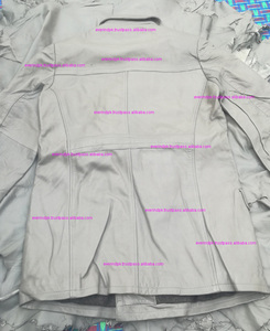 Manteau d'hiver vintage en cuir de mouton pour homme, style U-boat de la Seconde Guerre mondiale, double boutonnage, grande taille, imperméable, vente en gros - Product Image 2