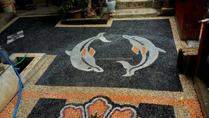 หินกรวดชายหาดธรรมชาติสีเทาและสีดำ NS-PRO ขนาด3-12มม. สำหรับปูพื้นหินกรวดและก้อนกรวด - Product Image 2