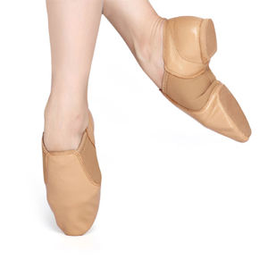 รองเท้าบัลเลต์แบบสวมสำหรับฝึกซ้อมแจ๊สสีดำ พื้นแยกส่วน สำหรับผู้ชาย ผู้หญิง และผู้ใหญ่ รองเท้าเต้นรำแบบมืออาชีพ พื้นนุ่ม - Product Image 3