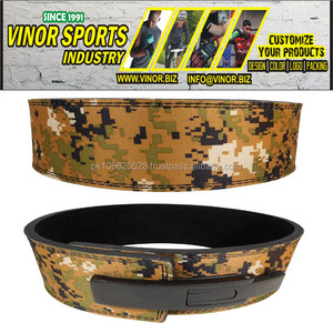 Ceinture de gymnastique de levage de puissance en cuir de vachette de 10mm personnalisable avec boucle en acier quantité minimale de commande bas équipement d'entraînement de Fitness unisexe - Product Image 1