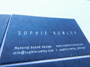 ที่กำหนดเองทำฟอยล์ผ้าฝ้ายประทับทำด้วยมือกระดาษรีไซเคิลนามบัตรสามารถกำหนดเองทำในทางเลือกของข้อความ - Product Image 5