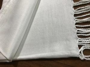 <b>White</b> <b>Pashmina</b> Shawl ( always Available ) - Product Image 6