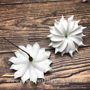 Elegante Tahitian Tiare Espuma Flor Accesorios para el cabello Joyería de moda - Product Image 5