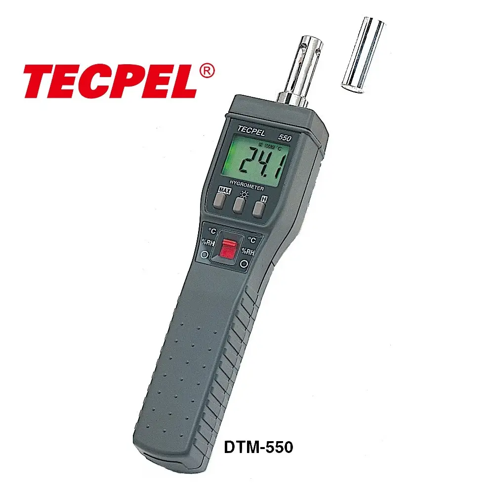 Tecpel DTM-550 Zeer Nauwkeurige Temperatuur <span class=keywords><strong>Vochtigheid</strong></span> Meter