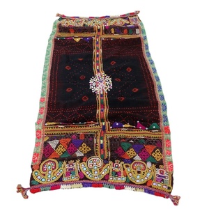 Châle bohème vintage brodé à la main, couverture banjara en laine, vente en gros, 1 pièce - Product Image 5