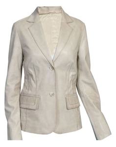 Chaqueta de Cuero para Mujer, Chaqueta con Botones y Tachuelas - Product Image 6