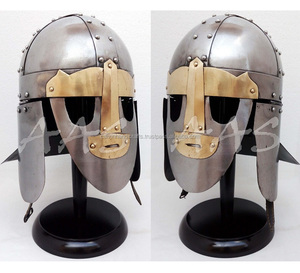 Medieval Knight Helmet Brass Collectible Reproduction <b>Halloween</b> Best <b>Gift</b> CHMH30009 - Product Image 1