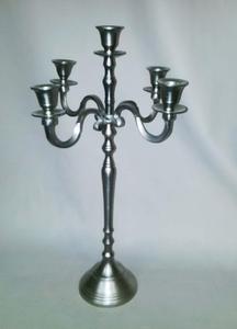 SILVER <b>Candelabra</b> With Glass Votive/<b>CANDELABRA</b> CENTER PIECE DECORATION 100 CMS on SALE - Product Image 5