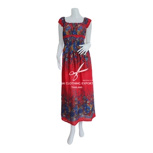 เดรสยาวพิมพ์ลายดอกไม้ - Product Image 2