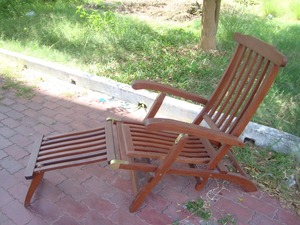 Chaise longue à vapeur en bois d'acacia Mobilier de jardin extérieur traditionnel de luxe pour hôtels, restaurants, villas, vente en gros au Vietnam - Product Image 4