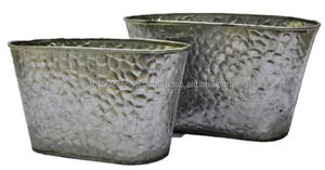 Juego elegante de 3 macetas verticales para jardín, maceta y maceta para uso en suelo de estilo clásico para plantas verdes - Product Image 5