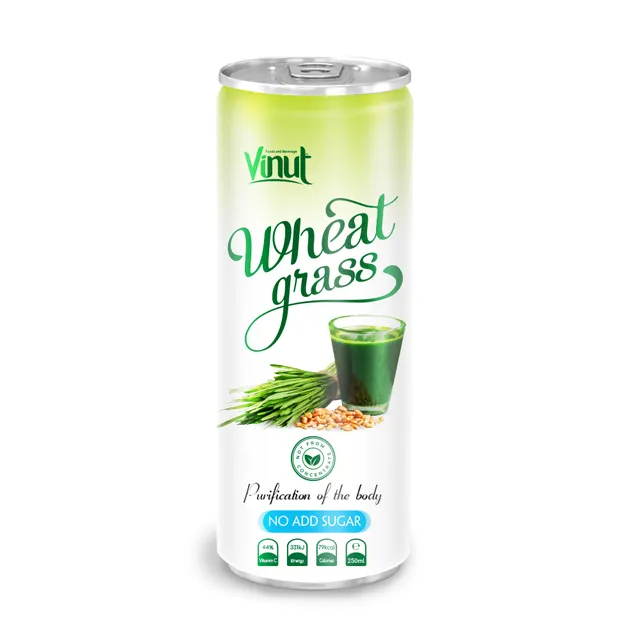 250ml Può Originale Wheatgrass succo di bevanda Senza Aggiungere Lo Zucchero