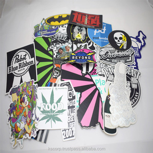 Autocollants en vinyle découpés à l'emporte-pièce personnalisés (KS-880) Application d'écran en soie par sérigraphie étanche facile à décoller Autres autocollants - Product Image 2