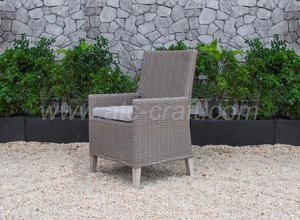 All Weather Resistant <b>Garden</b> Furniture Dining Set <b>Wooden</b> <b>Round</b> <b>Table</b> <b>and</b> 4 <b>Chairs</b> RADS-154 (Style 1) - Product Image 6