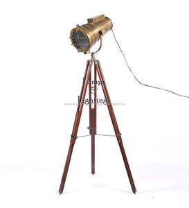 Hải lý công nghiệp nhôm dân tộc rễ sàn Đèn Chân Máy trang trí Trống điện bóng râm E26 cơ sở huỳnh quang nguồn ánh sáng - Product Image 4