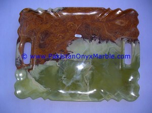 Plateaux de service en pierre naturelle ONYX, présentoir de qualité, livraison - Product Image 6