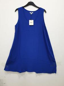 Blusa Holgada de Verano para Mujer, Marca de Alta Gama, Sin Mangas, Lisa, de Viscosa, Informal, de Chifón, Sexy, para Yoga, Playa, Baño, Cuello Redondo, Estilo Bengalí - Product Image 4