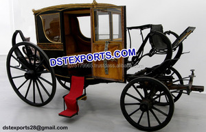 Chariot Royal à cheval pour mariage européen, Buggy avec attraction de cheval traditionnelle indienne, fabriqué en plantes - Product Image 5