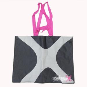 HOAHA Beauty Customized Color & Size Folding Shopping <b>Bag</b> with U-<b>Piping</b> Construction and PP Webbing Handle - Product Image 2