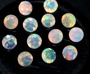 Haute qualité AAA IGI certifié opale éthiopienne pierre précieuse à facettes 6.5mm calibré naturel traité thermiquement bonne couleur en vrac - Product Image 1