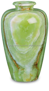 แจกันดอกไม้โอนิกซ์สีเขียวแบบทันสมัยแจกันตั้งพื้นทำจากหินหินอ่อนสำหรับงานแต่งงานขายส่งตัวเลือกที่มี - Product Image 2