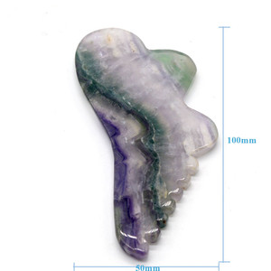 Fluorite <span class=keywords><strong>giada</strong></span> Gua Sha <span class=keywords><strong>giada</strong></span> <span class=keywords><strong>pietra</strong></span> Gua Sha strumento di massaggio Guasha strumento <span class=keywords><strong>per</strong></span> il <span class=keywords><strong>viso</strong></span> e la pelle del corpo strumenti di massaggio <span class=keywords><strong>per</strong></span> agopuntura SPA - Product Image 2