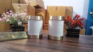 Black & Silver Tealight Cremation <b>Urn</b> By Brassworld India Funeral Supplies - Product Image 6