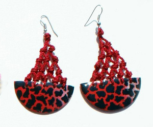 ต่างหูหมุดชาวเปรูที่ทำด้วยมือโรแมนติกแบบแฮนด์เมดดีไซน์ทอชุบทองสำหรับงานแต่งงานและของขวัญเครื่องประดับแฟชั่นขายส่ง - Product Image 1