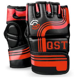 Meilleurs gants d'entraînement de combat personnalisés pour les arts martiaux MMA Grappling fabriqués au Pakistan en PVC respirant avec fermeture à boucle et crochet de haute qualité - Product Image 3